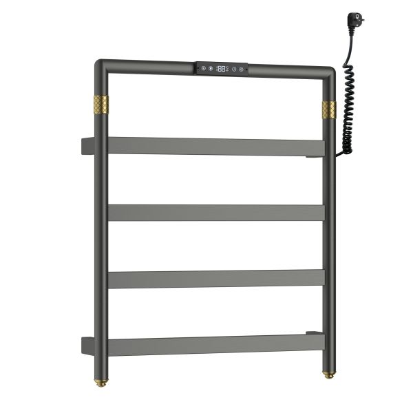 Полотенцесушитель электрический Wonzon & Woghand K?ln WW-A6014-GM 47x59 см тёмный графит