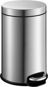 Ведро для мусора WELTWASSER WW ERFIE MT 30L ХРОМ МАТОВЫЙ