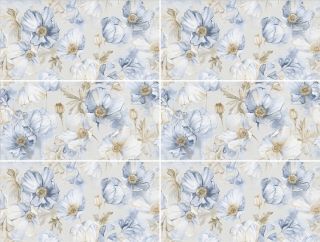 Керамогранит Staro Decors Elite Bluebell Decor A+B Matt УТ-00000144 50560166 60x120