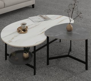 Керамогранит Staro StaroSlabs СЛЭБ УТ-00000259 89261085 Agata Grey Matt 160х320 Slab Matt матовый