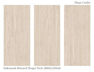 Керамогранит Staro StaroSlabs СЛЭБ УТ-00000264 68807674 Oakwood Almond Shape Tech 120х280 матовый