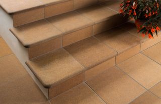 Керамогранит Exagres Ступень угловая УТ-00000498 88816967 Cartabon Montana Natural 33x33 антискользящая