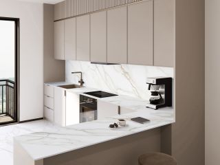 Керамогранит Staro StaroSlabs СЛЭБ УТ-00000506 92803504 Calacata Gold Honed распил 79.8х320 Slab Matt сатинированный