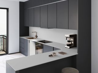 Керамогранит Staro StaroSlabs СЛЭБ УТ-00000507 13776719 Mono Grey Matt распил 79.8х320 Slab Matt матовый