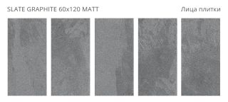 Керамогранит Staro Rizzi Slate Graphite Matt УТ-00000622 29190887 60x120