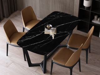 Керамогранит Staro StaroSlabs СЛЭБ УТ-00000669 50831656 Black Marquina Polished 160х320 полированный