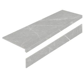 Керамогранит Staro Ступень L керамогранит УТ-00000693 68892864 DAKOTA GRIS 32X120 AS с подступенником