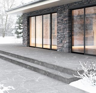 Керамогранит Staro Ступень L керамогранит УТ-00000693 68892864 DAKOTA GRIS 32X120 AS с подступенником