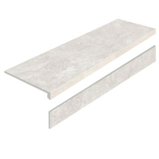 Керамогранит Staro Ступень L УТ-00000685 60759286  MYSTICAL CHARM BIANCO 32X120 MATT с подступенником