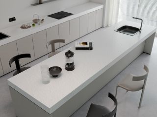 Керамогранит Staro StaroSlabs СЛЭБ УТ-00000853 66931441 White Texture 160х320 Monocolors текстурированный