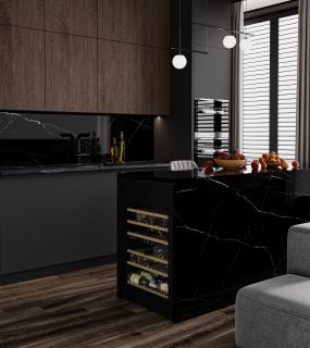 Керамогранит Staro StaroSlabs СЛЭБ УТ-00000889 42389496 Marquina Night High Glossy 120х278 Slab Polished полированный
