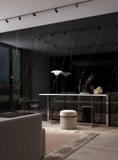 Керамогранит Staro StaroSlabs СЛЭБ УТ-00000889 42389496 Marquina Night High Glossy 120х278 Slab Polished полированный