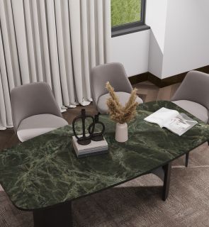 Керамогранит Staro StaroSlabs СЛЭБ УТ-00000920 87148887 Royal Green Texture 80х320 Slab Matt текстурированный