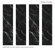 Керамогранит Staro StaroSlabs СЛЭБ УТ-00000931 64508677 Calacatta Black Matt 80х320 Slab Matt матовый