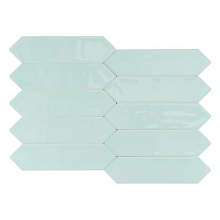 Керамическая плитка Smile Tile Picket Aqua УТ-00001041 44199319 7.5х30