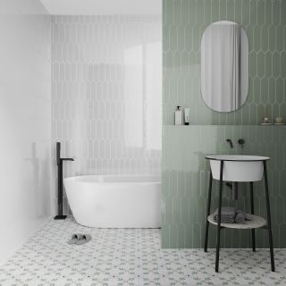 Керамическая плитка Smile Tile Picket Bianco УТ-00001042 38865696 7.5х30