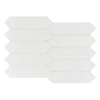 Керамическая плитка Smile Tile Picket Bianco УТ-00001042 38865696 7.5х30