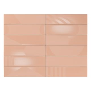 Керамическая плитка Smile Tile Rivera Soft Peach УТ-00001053 60152056 7.5х30
