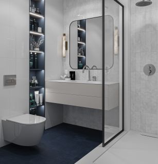 Керамогранит Smile Tile Concept Cobalt УТ-00001073 43604643 20x20