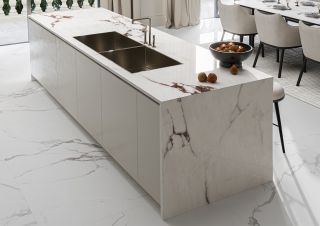 Керамогранит Staro StaroSlabs СЛЭБ УТ-00001281 60103460 ARBES WHITE HIGH GLOSSY 120х278 Polished полированный