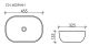 Раковина Ceramica Nova Element CN6009MH 45см антрацит матовый