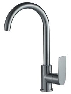 Смеситель для кухни Haiba HB70505-3 пепельный Смеситель для кухни Haiba HB70505-3 пепельный