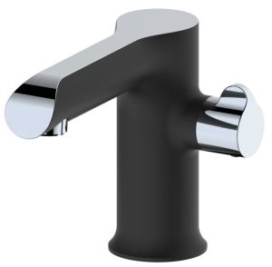 Смеситель на борт ванны Haiba HB80805-7 чёрный матовый