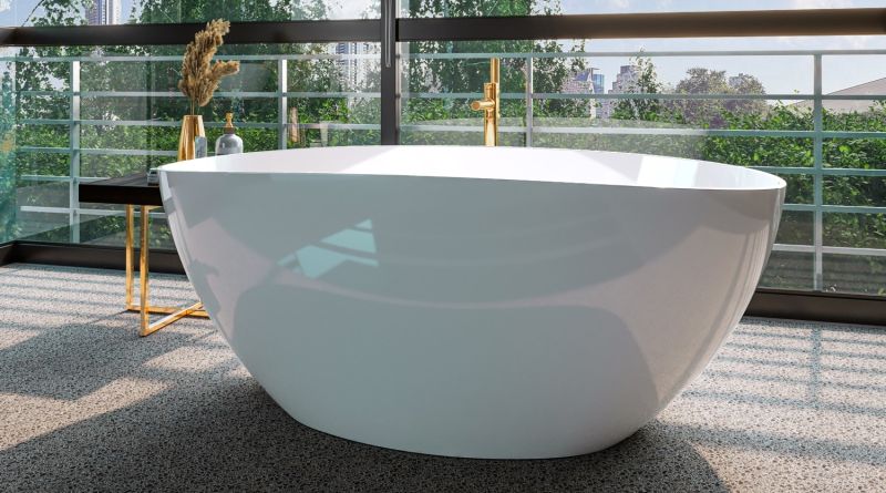 Ванна из искусственного камня Whitecross Onyx A 0204.160075.100 160x75см белый глянец