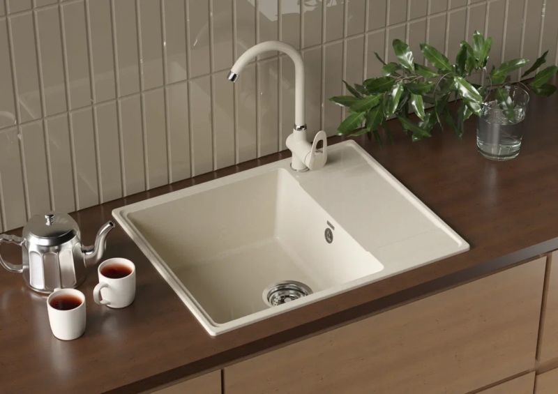 Кухонная мойка Ulgran Quartz Prima 605-03 десерт