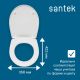 Сиденье Santek Анимо 1WH106897 быстрое снятие микролифт