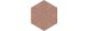 Декор Kerama Marazzi OS\D241\63010 Агуста розовый матовый 6x5.2x0,69