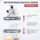 Полка для ванной комнаты Raglo R340.02.09 графит