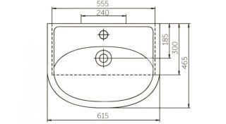Мебельная раковина Rosa Уют 60см белый SD-00000396  (отдельно не отгружаются) Мебельная раковина Rosa Уют 60см белый SD-00000396  (отдельно не отгружаются)