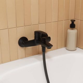 Смеситель для ванны с душем IDDIS Ray RAYBL02i02WA чёрный матовый