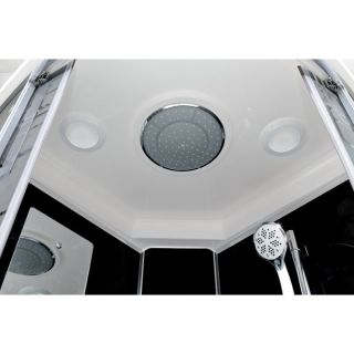 Душевая кабина Deto BМ4590 с гидромассажем BLACK 90х90х220 см Душевая кабина Deto BМ4590 с гидромассажем BLACK 90х90х220 см
