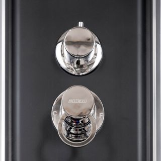 Душевая кабина Deto BМ4590 с гидромассажем BLACK 90х90х220 см Душевая кабина Deto BМ4590 с гидромассажем BLACK 90х90х220 см