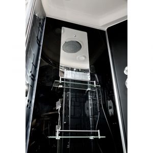 Душевая кабина Deto BМ4590 LED с гм. BLACK 90х90х220 см