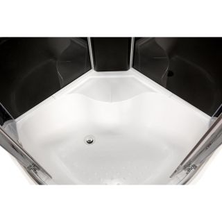 Душевая кабина Deto BМ4510 с электрикой BLACK 100х100х220 см Душевая кабина Deto BМ4510 с электрикой BLACK 100х100х220 см