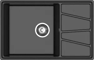 Мойка кухонная GranFest VERTEX V-780L черный