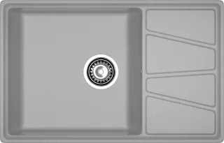 Мойка кухонная GranFest VERTEX V-780L серый