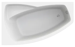Акриловая ванна Bas Камея-PRO лев. 1500х900 ( с каркасом) белый
