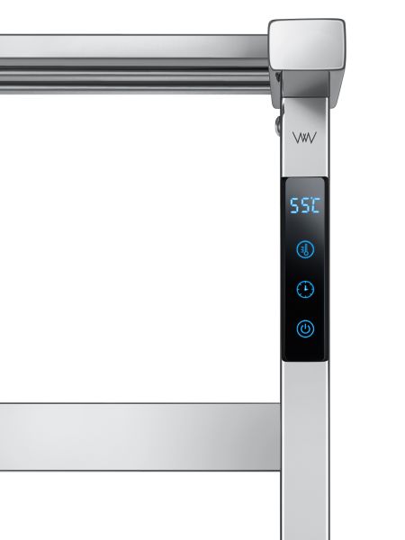 Полотенцесушитель электрический Wonzon & Woghand Frankfurt WW-A1026-CR 48x64 см хром