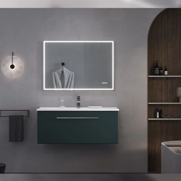 Тумба под раковину подвесная Velvex Posse tp.POS.OSK.105.1Y верде, 105 см