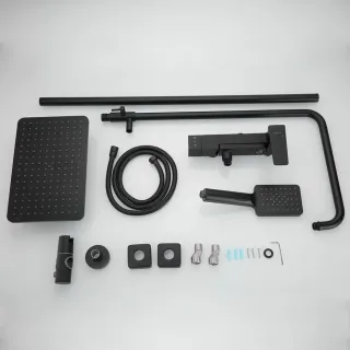 Душевая стойка Shevanik S8936H чёрный Душевая стойка Shevanik S8936H чёрный