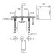 Смеситель для раковины Wonzon & Woghand Loop WW-131-00-508 чёрный матовый