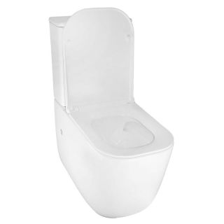 Унитаз-компакт Azario Riano AZ-1305A безободковый торнадо белый