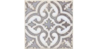 Вставка Kerama Marazzi STG\A408\1266H Амальфи орнамент коричневый 9.8x9.8x0,7