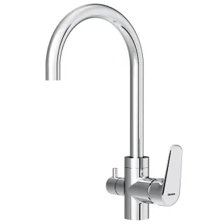 Смеситель для кухни Damixa Merkur 400730000 высокий хром Смеситель для кухни Damixa Merkur 400730000 высокий хром