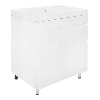 Тумба с раковиной Azario Эстима CS00094636 80 см белый