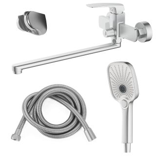 Смеситель для ванны Azario Conda AZ-K1711BN сатин